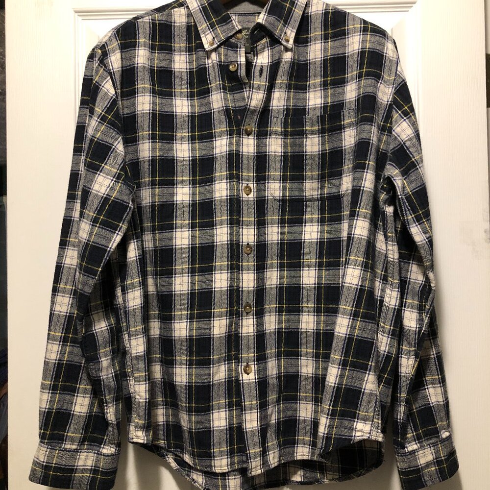 Eddie Bauer men's cotton casual shirt  size: L